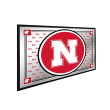 Load image into Gallery viewer, Nebraska Cornhuskers: Framed Mirrored Wall Sign - The Fan-Brand