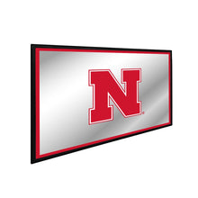 Load image into Gallery viewer, Nebraska Cornhuskers: Logo - Framed Mirrored Wall Sign - The Fan-Brand