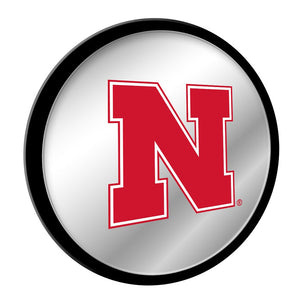 Nebraska Cornhuskers: Modern Disc Mirrored Wall Sign - The Fan-Brand