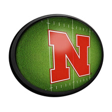Load image into Gallery viewer, Nebraska Cornhuskers: On the 50 - Oval Slimline Lighted Wall Sign - The Fan-Brand