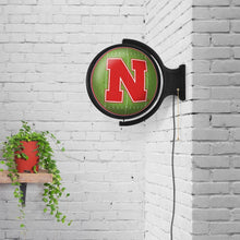 Load image into Gallery viewer, Nebraska Cornhuskers: On the 50 - Rotating Lighted Wall Sign - The Fan-Brand