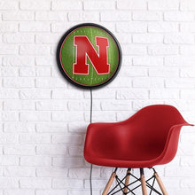 Load image into Gallery viewer, Nebraska Cornhuskers: On the 50 - Slimline Lighted Wall Sign - The Fan-Brand