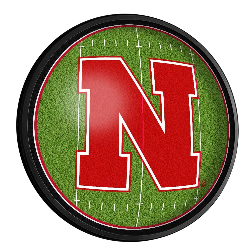 Nebraska Cornhuskers: On the 50 - Slimline Lighted Wall Sign - The Fan-Brand