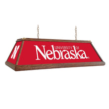 Load image into Gallery viewer, Nebraska Cornhuskers: Premium Wood Pool Table Light - The Fan-Brand