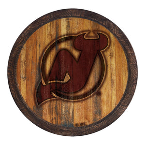 New Jersey Devils: Branded "Faux" Barrel Top Sign - The Fan-Brand