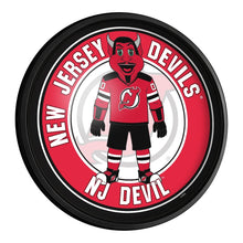 Load image into Gallery viewer, New Jersey Devils: Devil - Round Slimline Lighted Wall Sign - The Fan-Brand