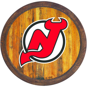 New Jersey Devils: "Faux" Barrel Top Sign - The Fan-Brand
