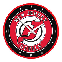 Load image into Gallery viewer, New Jersey Devils: Modern Disc Wall Clock - The Fan-Brand