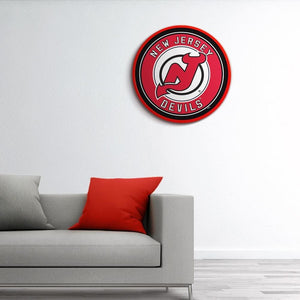 New Jersey Devils: Modern Disc Wall Sign - The Fan-Brand