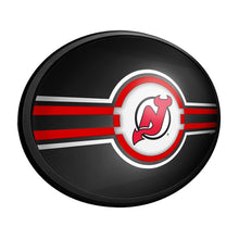 Load image into Gallery viewer, New Jersey Devils: Oval Slimline Lighted Wall Sign - The Fan-Brand