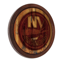 Load image into Gallery viewer, New York Islanders: Branded &quot;Faux&quot; Barrel Top Sign - The Fan-Brand