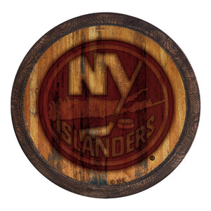 New York Islanders: Branded "Faux" Barrel Top Sign - The Fan-Brand