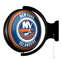 Load image into Gallery viewer, New York Islanders: Original Round Rotating Lighted Wall Sign - The Fan-Brand