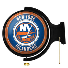 Load image into Gallery viewer, New York Islanders: Original Round Rotating Lighted Wall Sign - The Fan-Brand