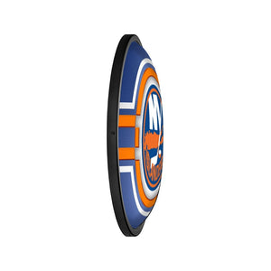 New York Islanders: Oval Slimline Lighted Wall Sign - The Fan-Brand