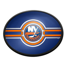 Load image into Gallery viewer, New York Islanders: Oval Slimline Lighted Wall Sign - The Fan-Brand