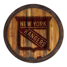 Load image into Gallery viewer, New York Rangers: Branded &quot;Faux&quot; Barrel Top Sign - The Fan-Brand