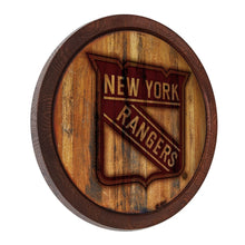 Load image into Gallery viewer, New York Rangers: Branded &quot;Faux&quot; Barrel Top Sign - The Fan-Brand