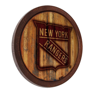 New York Rangers: Branded "Faux" Barrel Top Sign - The Fan-Brand