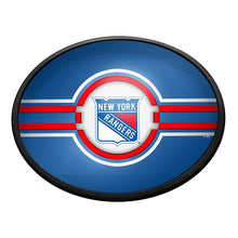 Load image into Gallery viewer, New York Rangers: Oval Slimline Lighted Wall Sign - The Fan-Brand