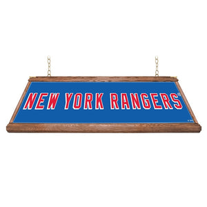 New York Rangers: Premium Wood Pool Table Light - The Fan-Brand