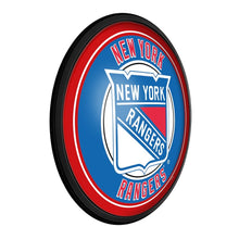 Load image into Gallery viewer, New York Rangers: Round Slimline Lighted Wall Sign - The Fan-Brand