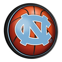 Load image into Gallery viewer, North Carolina Tar Heels: Basketball - Round Slimline Lighted Wall Sign - The Fan-Brand