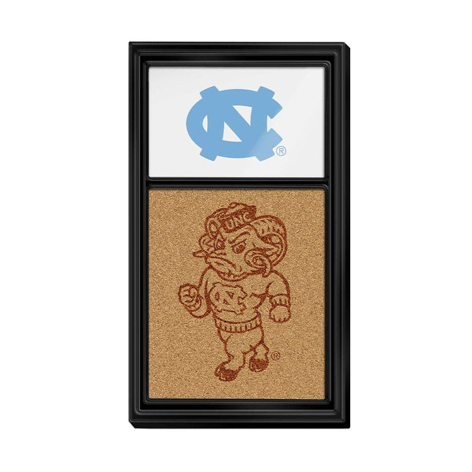 North Carolina Tar Heels: Dual Logo - Cork Note Board - The Fan-Brand