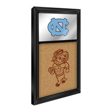 Load image into Gallery viewer, North Carolina Tar Heels: Dual Logo - Mirrored Cork Note Board - The Fan-Brand
