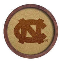 Load image into Gallery viewer, North Carolina Tar Heels: &quot;Faux&quot; Barrel Framed Cork Board - The Fan-Brand