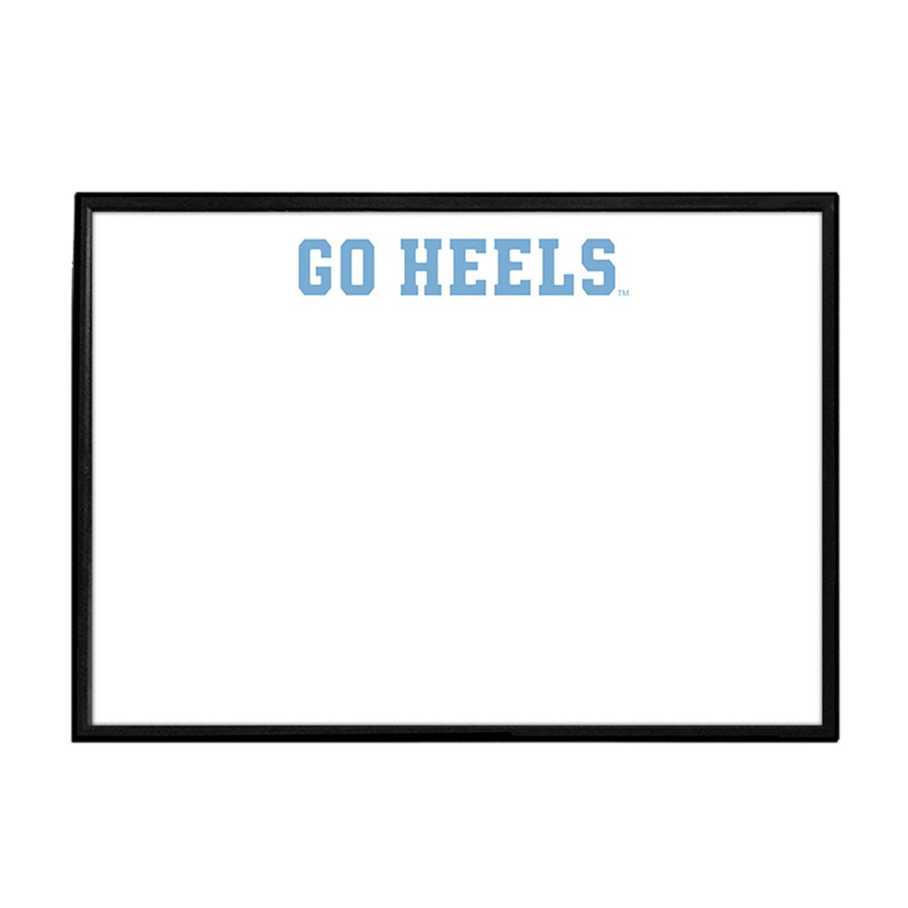 North Carolina Tar Heels: Go Heels - Framed Dry Erase Wall Sign - The Fan-Brand