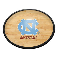 Load image into Gallery viewer, North Carolina Tar Heels: Hardwood - Oval Slimline Lighted Wall Sign - The Fan-Brand