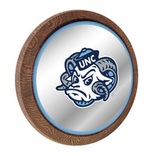 Load image into Gallery viewer, North Carolina Tar Heels: Mascot - &quot;Faux&quot; Barrel Top Mirrored Wall Sign - The Fan-Brand