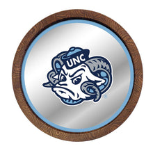 Load image into Gallery viewer, North Carolina Tar Heels: Mascot - &quot;Faux&quot; Barrel Top Mirrored Wall Sign - The Fan-Brand