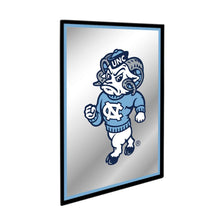 Load image into Gallery viewer, North Carolina Tar Heels: Mascot - Framed Mirrored Wall Sign - The Fan-Brand