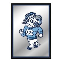 Load image into Gallery viewer, North Carolina Tar Heels: Mascot - Framed Mirrored Wall Sign - The Fan-Brand