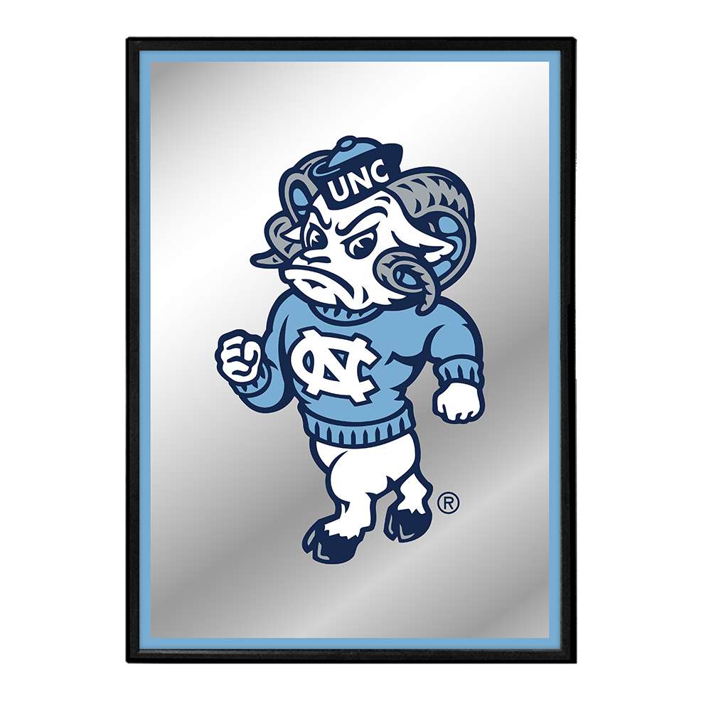 North Carolina Tar Heels: Mascot - Framed Mirrored Wall Sign - The Fan-Brand