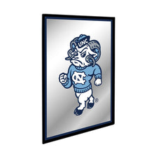 Load image into Gallery viewer, North Carolina Tar Heels: Mascot - Framed Mirrored Wall Sign - The Fan-Brand