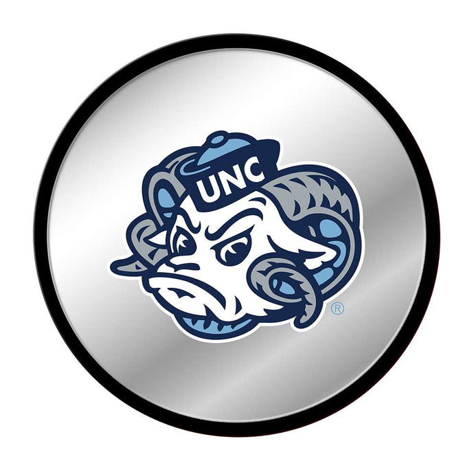 North Carolina Tar Heels: Mascot - Modern Disc Mirrored Wall Sign - The Fan-Brand