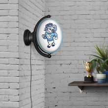 Load image into Gallery viewer, North Carolina Tar Heels: Mascot - Original Oval Rotating Lighted Wall Sign - The Fan-Brand