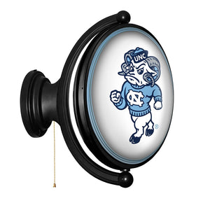 North Carolina Tar Heels: Mascot - Original Oval Rotating Lighted Wall Sign - The Fan-Brand