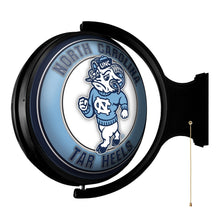 Load image into Gallery viewer, North Carolina Tar Heels: Mascot - Original Round Rotating Lighted Wall Sign - The Fan-Brand