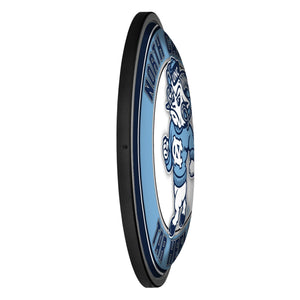 North Carolina Tar Heels: Mascot - Round Slimline Lighted Wall Sign - The Fan-Brand