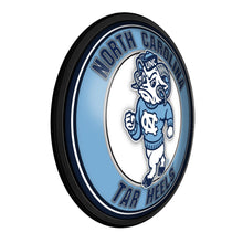 Load image into Gallery viewer, North Carolina Tar Heels: Mascot - Round Slimline Lighted Wall Sign - The Fan-Brand