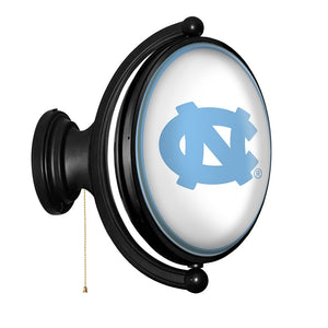 North Carolina Tar Heels: Original Oval Rotating Lighted Wall Sign - The Fan-Brand