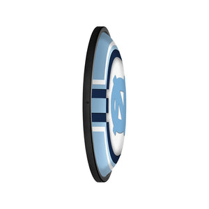 North Carolina Tar Heels: Oval Slimline Lighted Wall Sign - The Fan-Brand