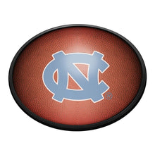 Load image into Gallery viewer, North Carolina Tar Heels: Pigskin - Oval Slimline Lighted Wall Sign - The Fan-Brand