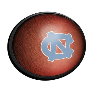 North Carolina Tar Heels: Pigskin - Oval Slimline Lighted Wall Sign - The Fan-Brand