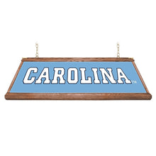 Load image into Gallery viewer, North Carolina Tar Heels: Premium Wood Pool Table Light - The Fan-Brand