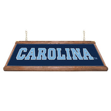 Load image into Gallery viewer, North Carolina Tar Heels: Premium Wood Pool Table Light - The Fan-Brand